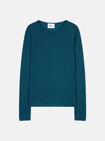 Just Cashmere Kaszmirowy sweter "Joyce" w kolorze niebieskim
