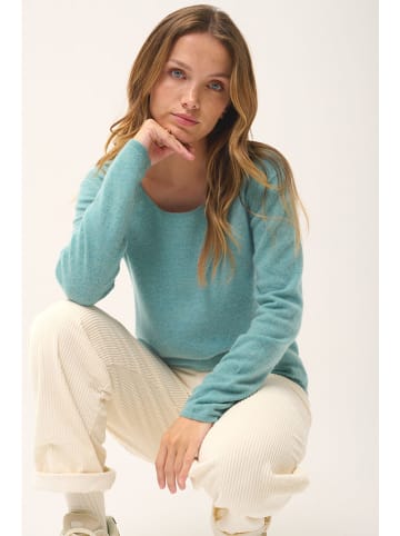 Just Cashmere Kaschmir-Pullover "Fiona" in Türkis