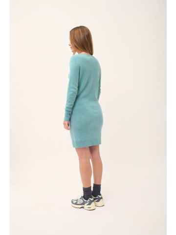 Just Cashmere Kaschmir-Kleid "Susan" in Türkis