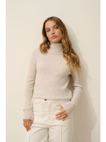 Just Cashmere Kaschmir-Rollkragenpullover "Miraya" in Beige