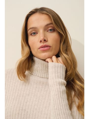 Just Cashmere Kaschmir-Rollkragenpullover "Miraya" in Beige