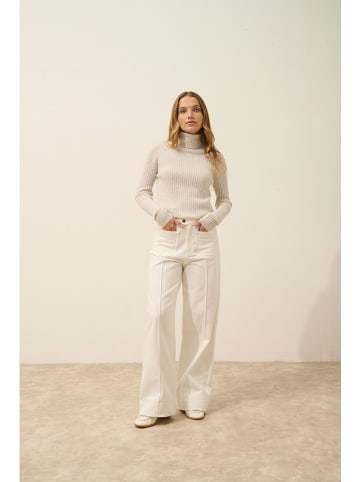 Just Cashmere Kaschmir-Rollkragenpullover "Miraya" in Beige