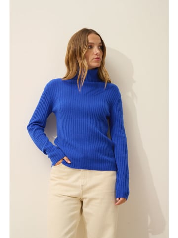 Just Cashmere Kaschmir-Rollkragenpullover "Miraya" in Blau