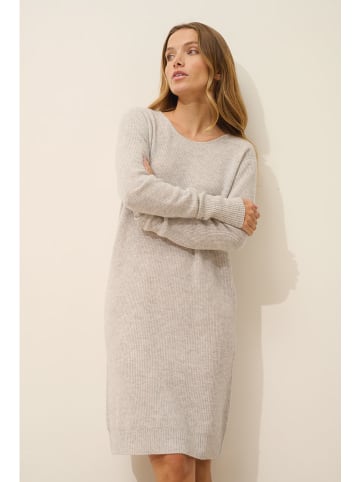 Just Cashmere Kaschmir-Kleid "Aureline" in Taupe