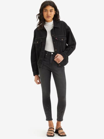 Levi's Dżinsy "721" - Skinny fit - w kolorze antracytowym