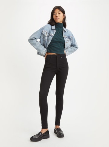 Levi's Dżinsy "Mile" - Super Skinny fit - w kolorze czarnym