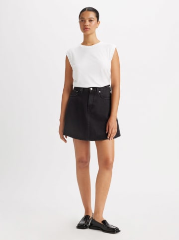 Levi's Spódnica dżinsowa w kolorze czarnym
