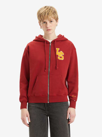 Levi's Sweatjacke "Graphic Heritage Zip" in Rot