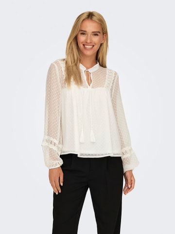 ONLY Bluse in Creme