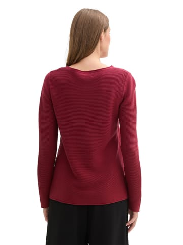 Tom Tailor Sweter w kolorze ciemnoczerwonym