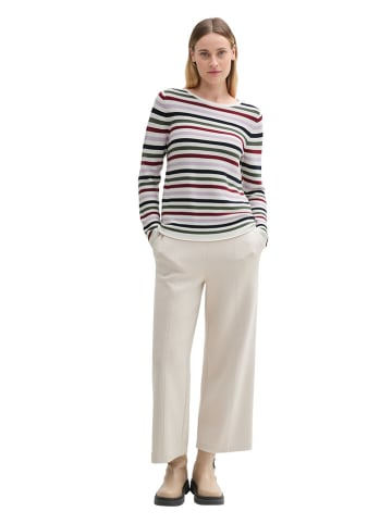 Tom Tailor Pullover in Creme/ Bunt
