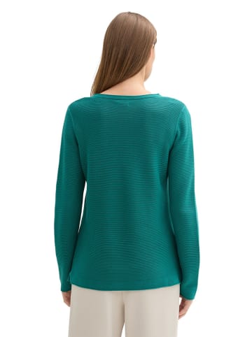 Tom Tailor Pullover in Türkis