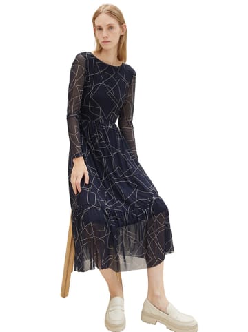 Tom Tailor Kleid in Dunkelblau