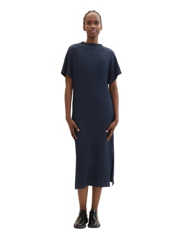 TOM TAILOR Denim Kleid in Dunkelblau