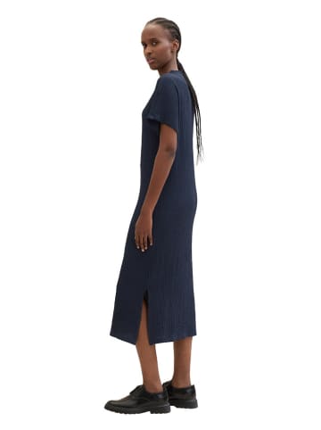 TOM TAILOR Denim Kleid in Dunkelblau