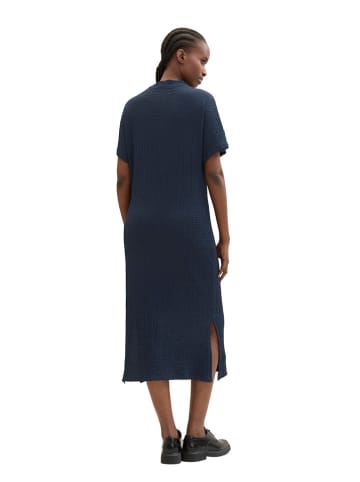 TOM TAILOR Denim Kleid in Dunkelblau
