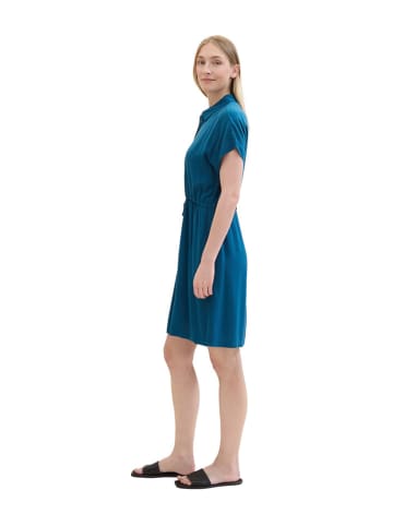 Tom Tailor Hemdkleid in Blau