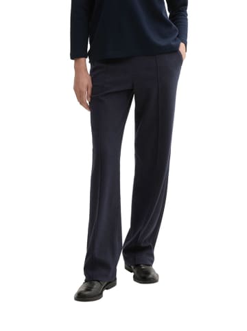 Tom Tailor Marlenehose in Dunkelblau