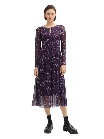 Tom Tailor Jurk paars/donkerblauw