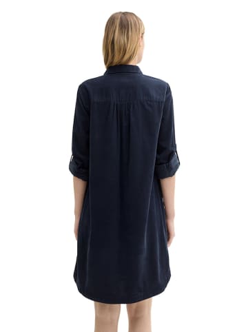 Tom Tailor Hemdkleid in Dunkelblau