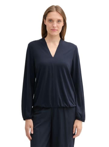 Tom Tailor Blouse donkerblauw