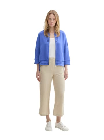 Tom Tailor Sweatjacke in Blau