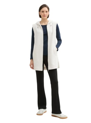 Tom Tailor Weste in Creme