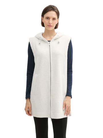 Tom Tailor Weste in Creme