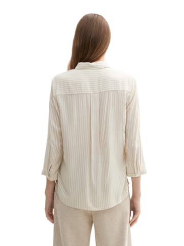 Tom Tailor Blouse beige/wit