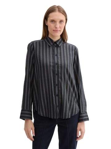 Tom Tailor Blouse donkerblauw/groen