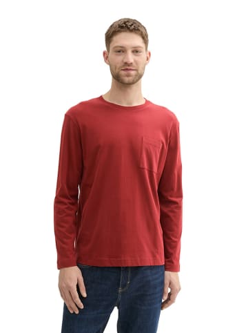Tom Tailor Longsleeve in Rot