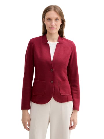 Tom Tailor Blazer in Dunkelrot