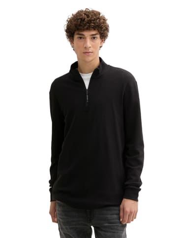 TOM TAILOR Denim Sweatshirt in Schwarz