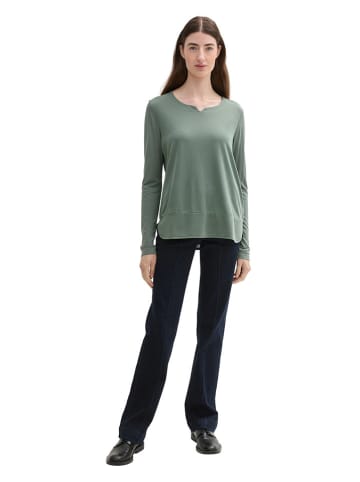 Tom Tailor Longsleeve in Grün