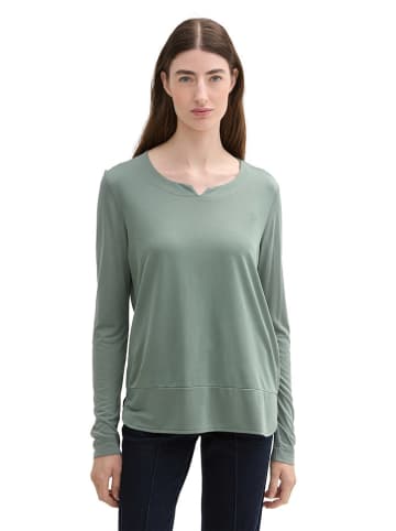 Tom Tailor Longsleeve in Grün