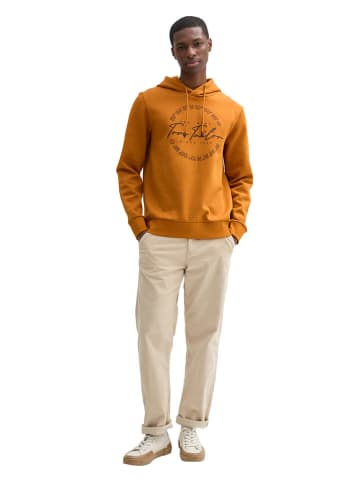 Tom Tailor Hoodie in Hellbraun