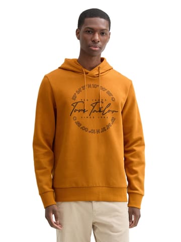 Tom Tailor Hoodie in Hellbraun