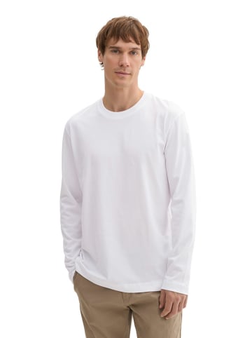 Tom Tailor 2er-Set: Shirts in Weiß/ Schwarz
