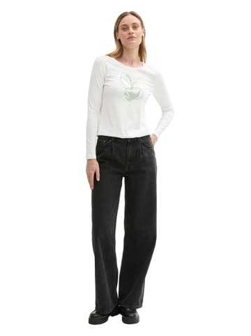 Tom Tailor Longsleeve in Weiß