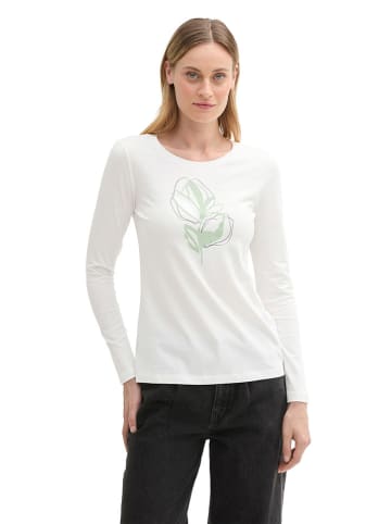 Tom Tailor Longsleeve in Weiß