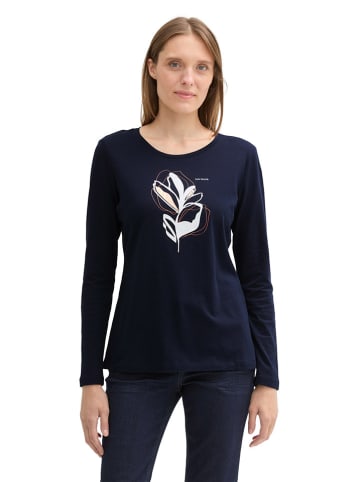 Tom Tailor Longsleeve in Dunkelblau