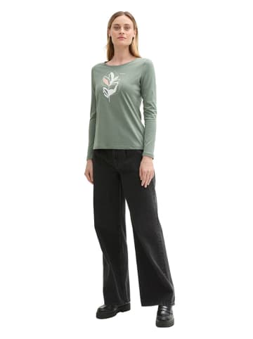 Tom Tailor Longsleeve in Grün