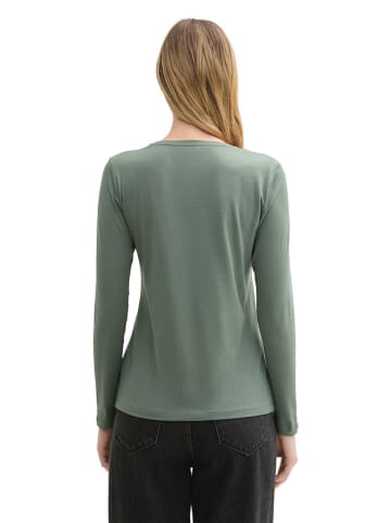 Tom Tailor Longsleeve in Grün