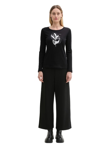 Tom Tailor Longsleeve in Schwarz