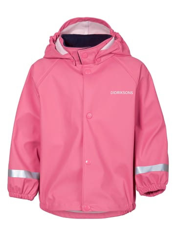 Didriksons 2tlg. Regenoutfit "Slaskeman" in Pink/ Dunkelblau