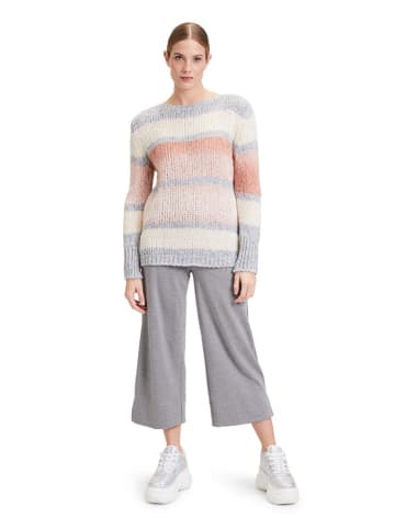 CARTOON Sweter w kolorze szaro-czerwonym