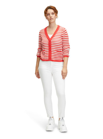 CARTOON Cardigan in Rot/ Creme
