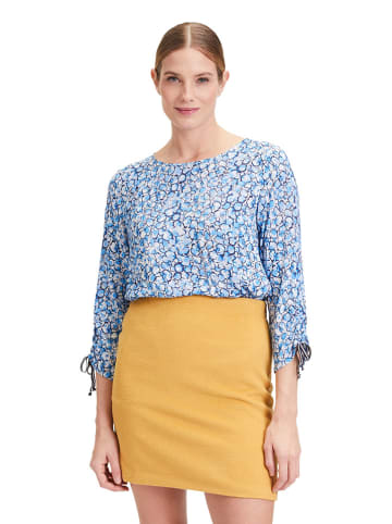 CARTOON Bluse in Hellblau/ Weiß