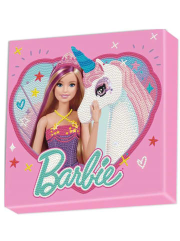 DIAMOND DOTZ Kreativset "Diamond Painting Barbie mit Einhorn" - ab 6 Jahren