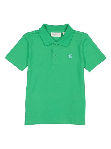 Calvin Klein Koszulka polo w kolorze zielonym